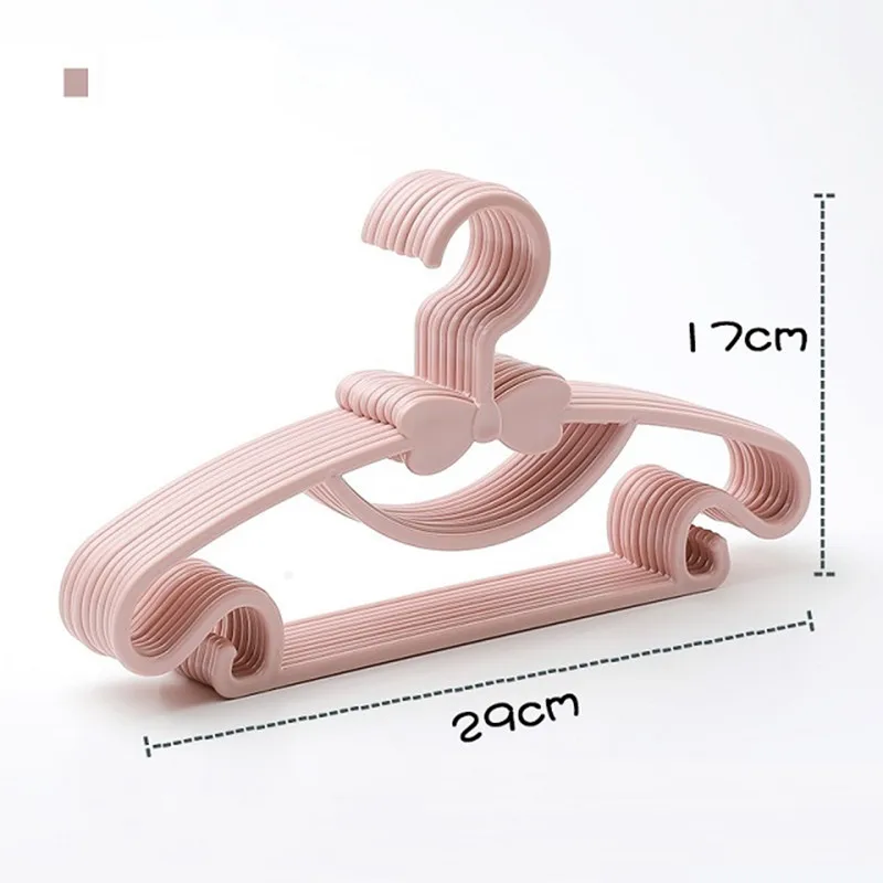 

5/10/20pcs Baby Clothes Racks Portable Plastic Towel Display Scarfs Hangers Windproof Children Coats Hanger Clothing Organizer