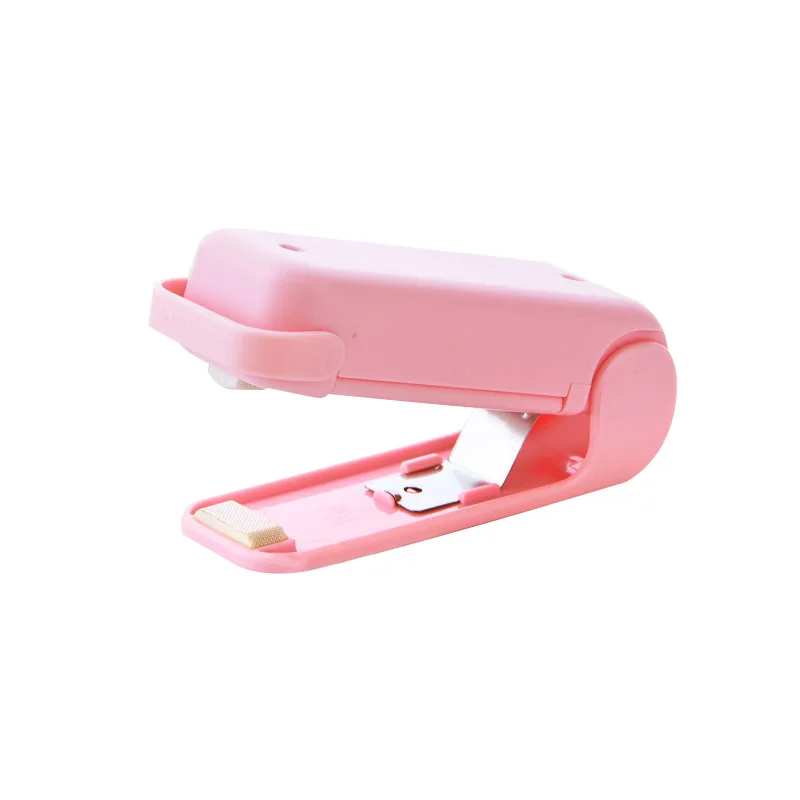 Pink Упаковщик для пищевых продуктов, пластиковые упаковочные мешки для хранения, Термоупаковщик, упаковщик для пищевых продуктов, Мини Портативный Термоупаковщик, вакуумный упаковщик для пищевых продуктов - Цвет: Pink