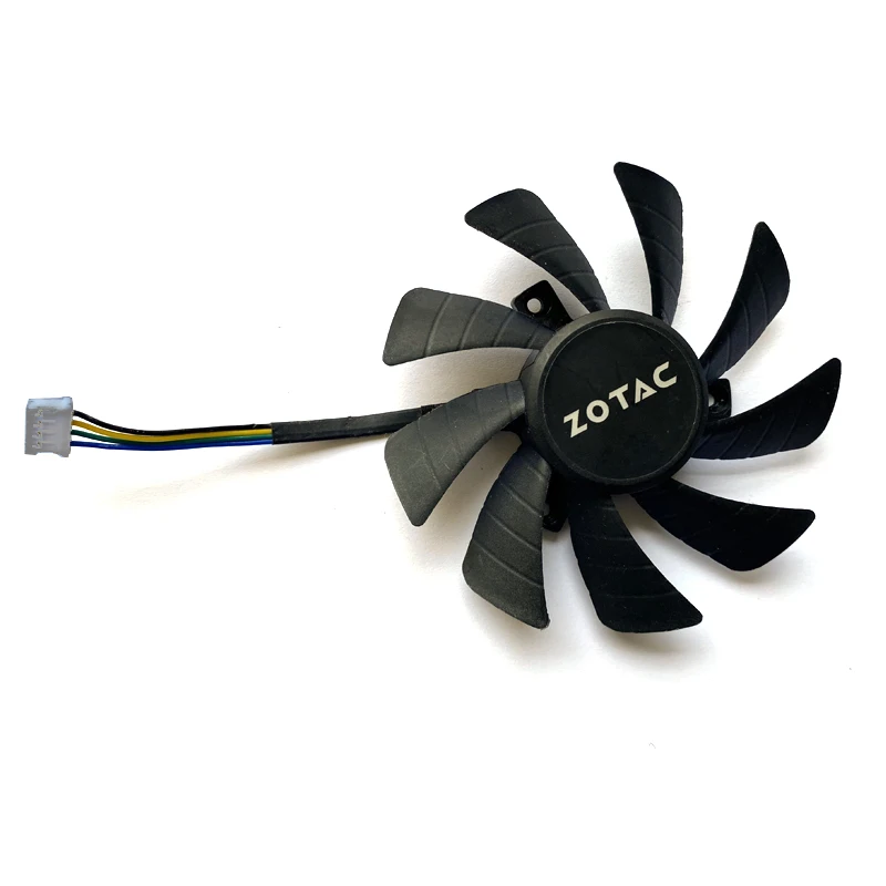 87 мм новый оригинальный DIY T129215SH T129215SU 4PIN ETH охлаждающий вентилятор для ZOTAC GTX 1060 960