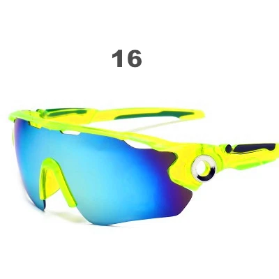 16 Популярные Брендовые очки для велосипеда UV400, велосипедные очки Gafas Ciclismo, велосипедные солнцезащитные очки для женщин, велосипедные солнцезащитные очки, спортивные очки - Цвет: 16