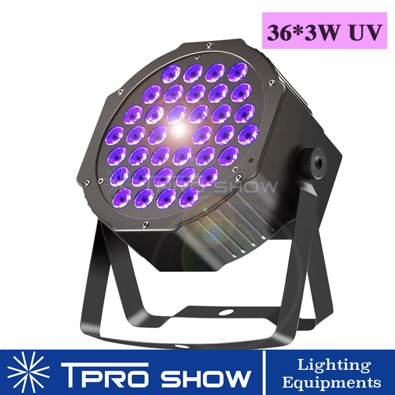 Ультрафиолетовый черный светодиодный светильник Dmx512 для дискотеки сценический