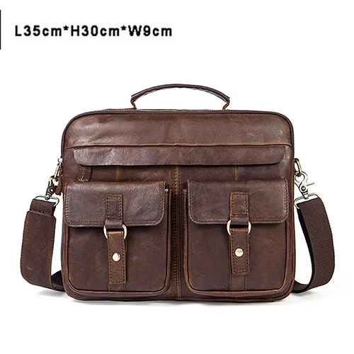 8001redbrownL WESTAL мужские сумки из натуральной кожи, мужская сумка через плечо, винтажная сумка через плечо/сумка-мессенджер, мужская кожаная сумка для ноутбука, мужская сумка - Цвет: 8001redbrownL
