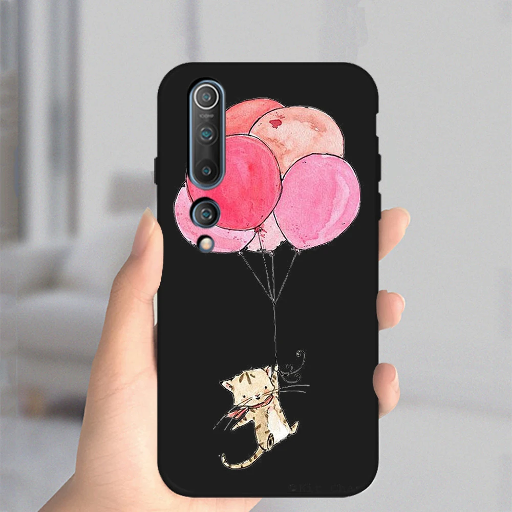 

Lovely Cat Case For Xiaomi Redmi Note 10 9 8 7 8T Pro 9 8A 9S K30S MI Note 11 10 9 10T 9T Pro Lite F1 Soft TPU Phone Back Fundas
