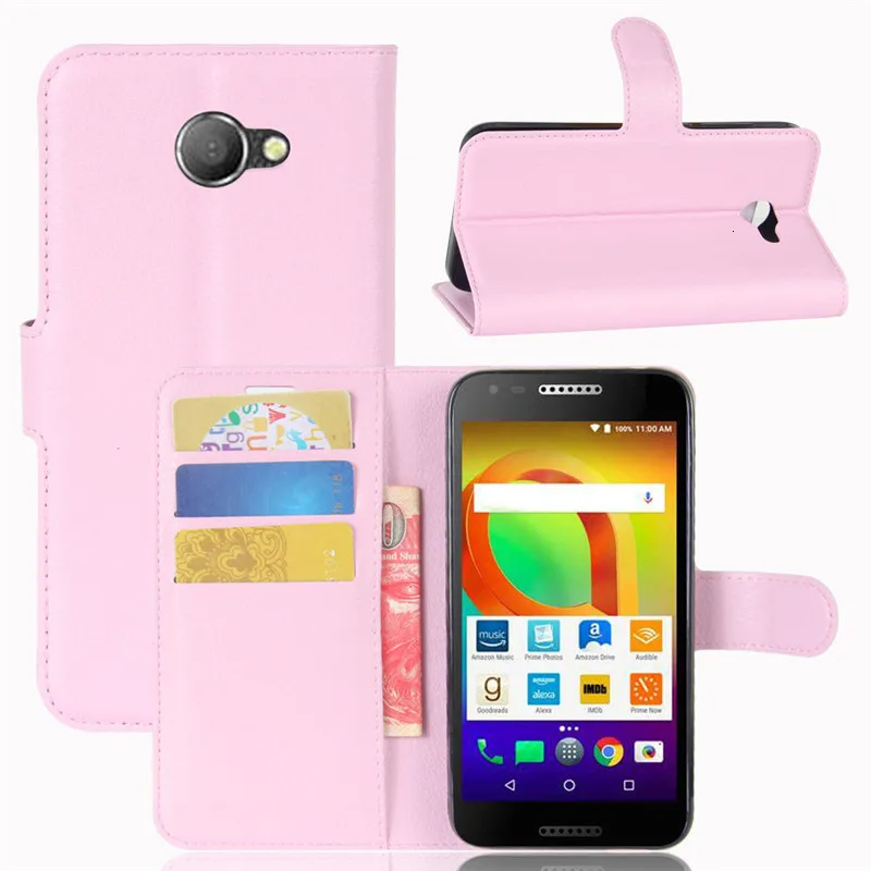 Case For Alcatel A30 fierce Wallet PU Leather Cover A3 5046 5046Y 5046D Fundas Phone Bag TPU Stand Card Holder |