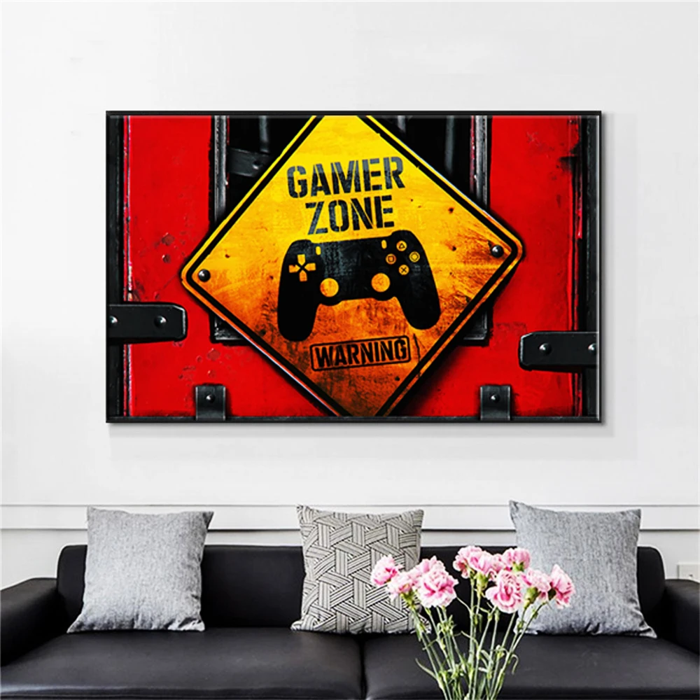 

Game Console Canvas Painting Posters and Prints Wall Art Printing Artwork Pictures Children Room Decoration Anime Poster