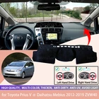 Для Toyota Prius V A Daihatsu Mebius 2012-2019 ZVW40 анти-скольжения приборной панели автомобиля крышка защитная накладка автомобильные аксессуары коврик от солнца