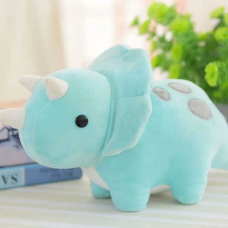 Милые мягкие плюшевые игрушки-животные Triceratops очаровательные игрушки-динозавры