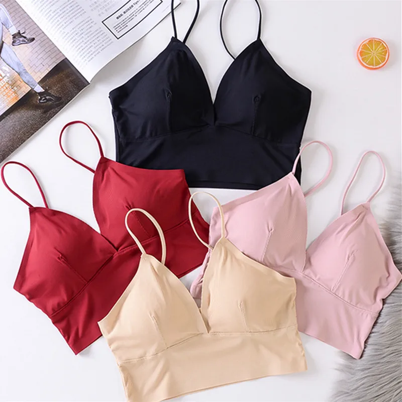 

Solid Color Sexy Crop Tops Women Summer Basic Crop Top Streetwear Sleeveless Camis Cool Girls Cropped Camisole Femme