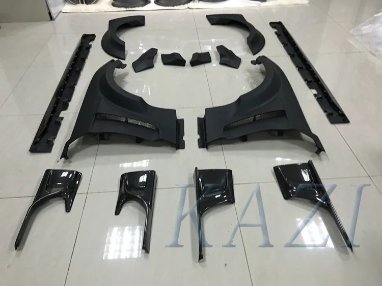 

2020 Suitable For Ford 15-17 Mustang Refitting Special Flame Wide Body Size Enveloping Front Lip Leaf Plate Suit