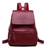 2020 new women backpack designer high quality leather women bag fashion school bags large capacity travel backpacks mochila