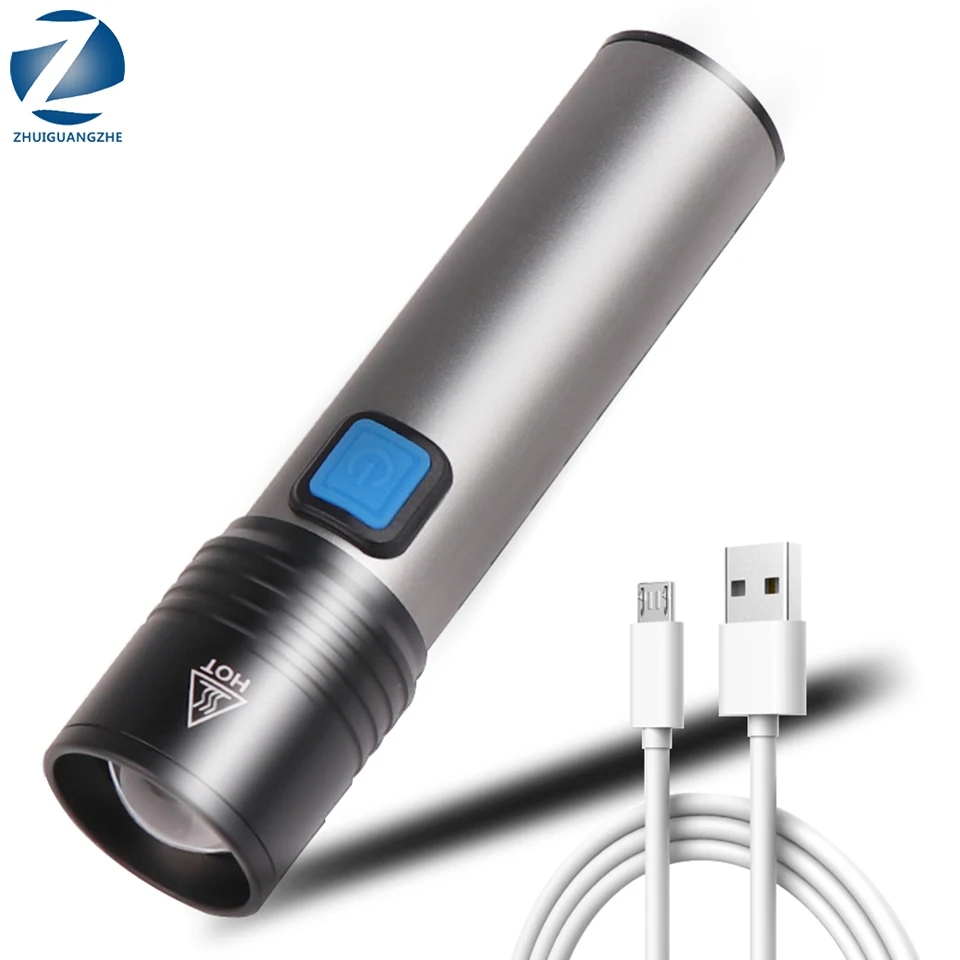 

XM-L T6 Встроенный 1200 мА/ч, 18650 Батарея Водонепроницаемый походный светильник масштабируемый фонарь Фонари USB Перезаряжаемые светодиодный всп...