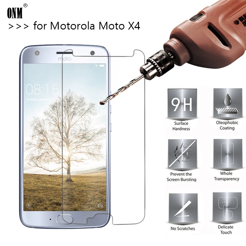 2.5D 0 26 мм 9H Премиум Закаленное стекло для Motorola Moto X4 5 2 дюйма Защитная пленка X4|tempered