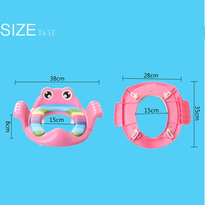 

Baby Toilet Seat Kids Potty Safe Seat For Girl Boy Travel Folding Potty Seat Toddler Portable Toilet Seat Cover