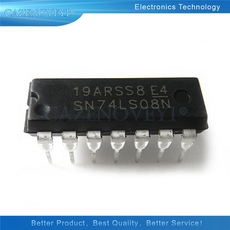 

100 шт./лот SN74LS08N HD74LS08P 74LS08 DIP-14 в наличии