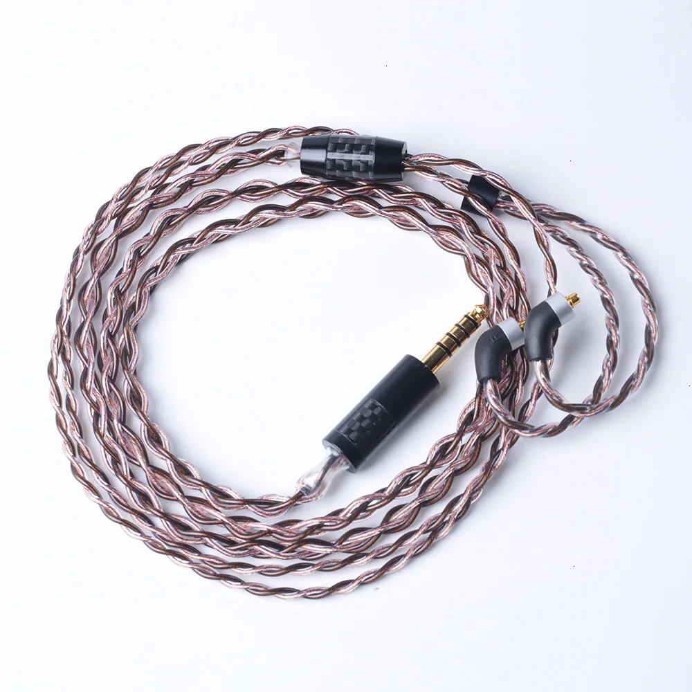 UPOCC NEOTECH 26AWG 7N монокристаллической Медь кабель 2,5/3,5/4,4 мм балансный кабель для наушников с MMCX импорт из Тайваня для HQ8