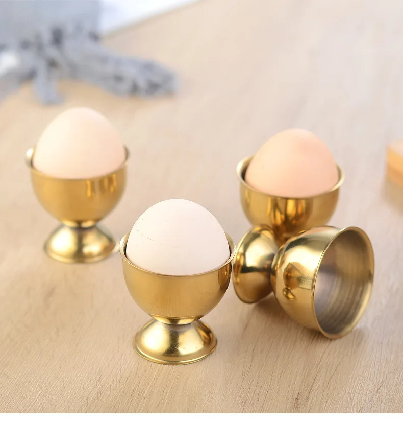 

10 шт., чашки для вареных яиц, из нержавеющей стали