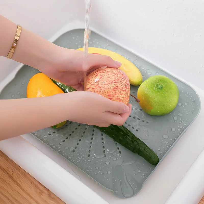 Бытовая кухонная раковина для мытья овощей фруктовая чаша с чистящей щеткой