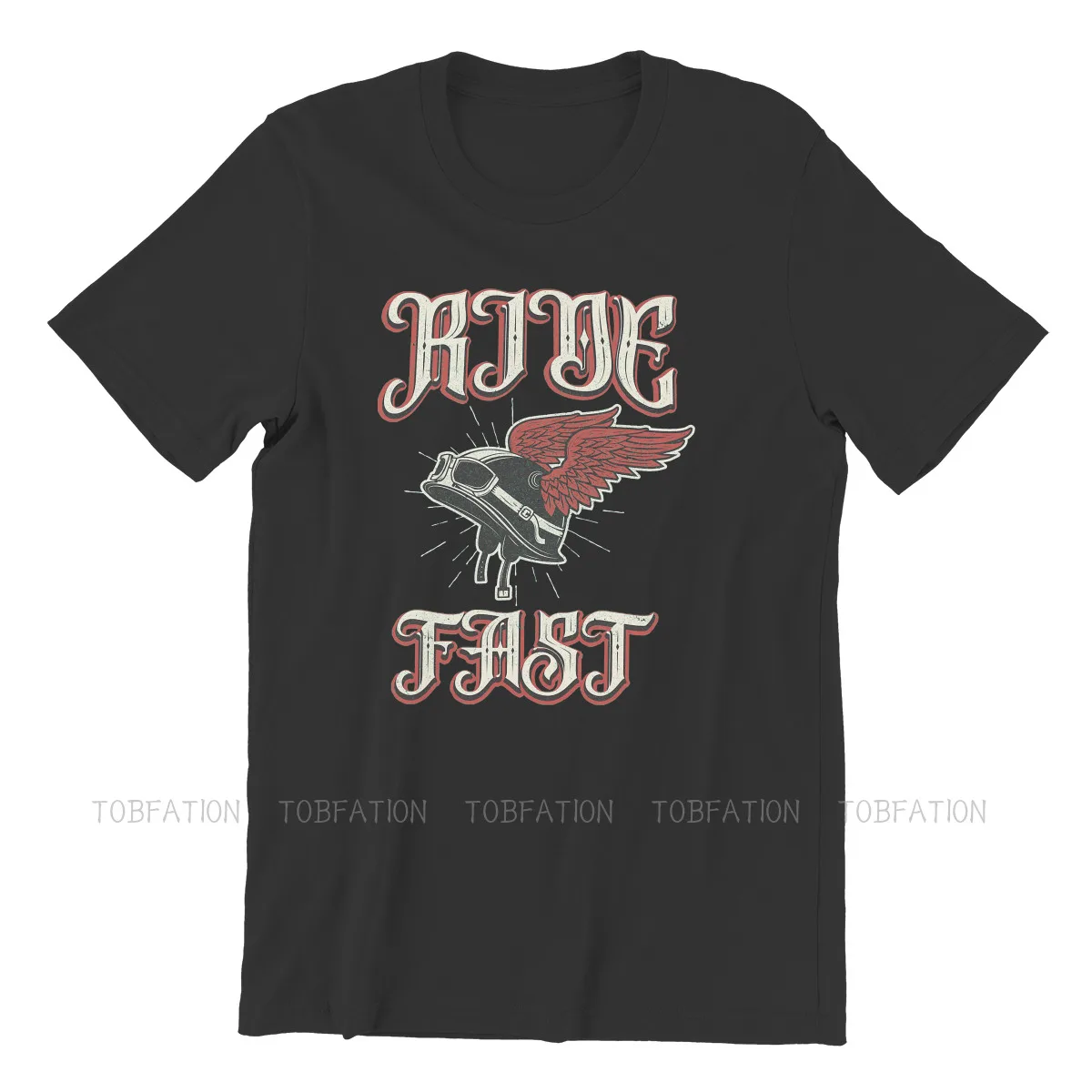 Футболка мужская с круглым вырезом модная крутая винтажная тенниска креативным