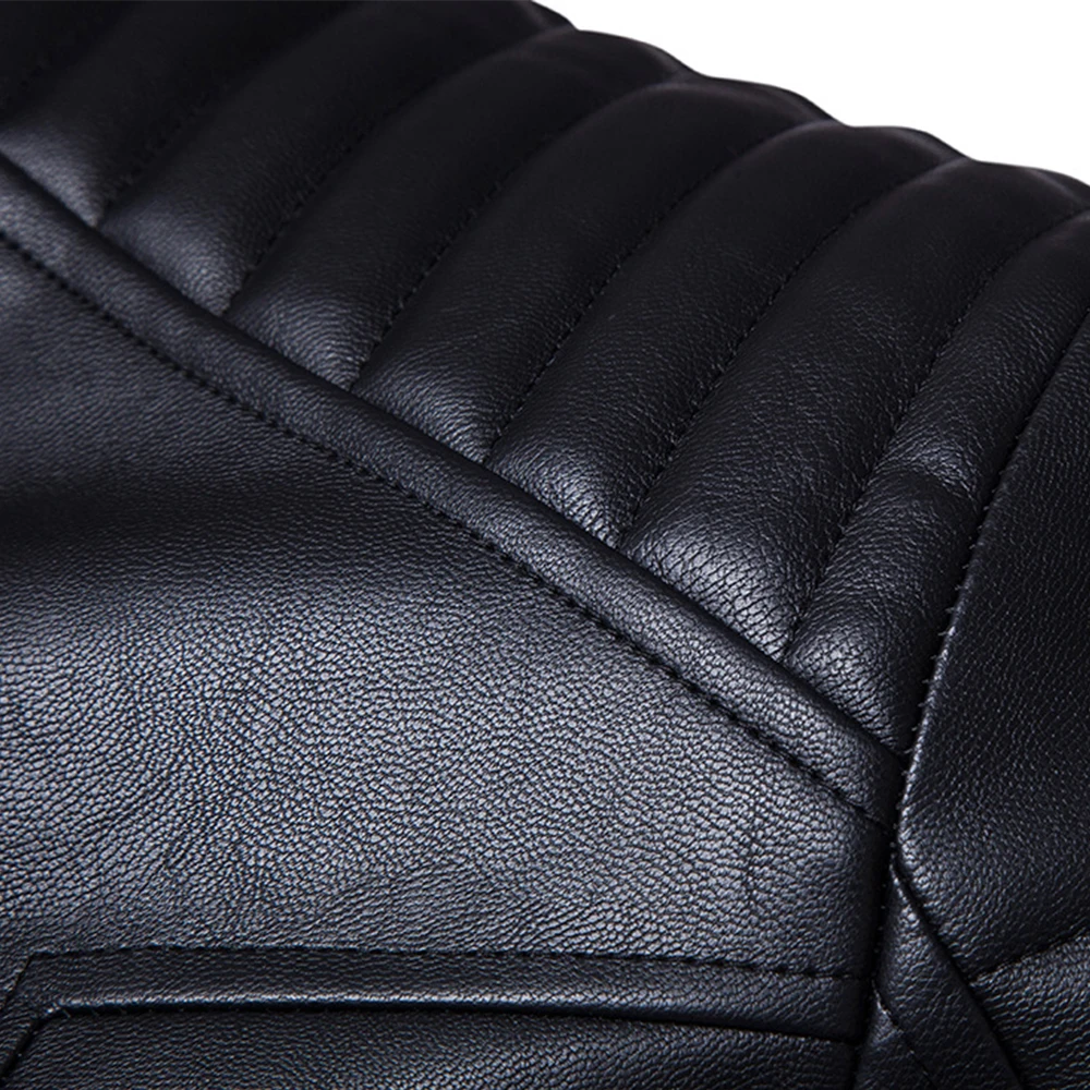 

New High Quality Overcoat Men's Street Windbreaker Coat Plush Men Leather Locomotive Fur Clothing PU Casual Jacket Eurocode Size