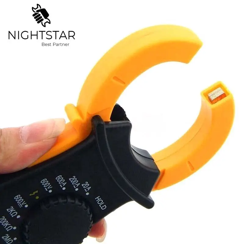 Цифровой Ампер клещи мультиметр токовые Вольтметр Амперметр AC DC ток Ома тестер