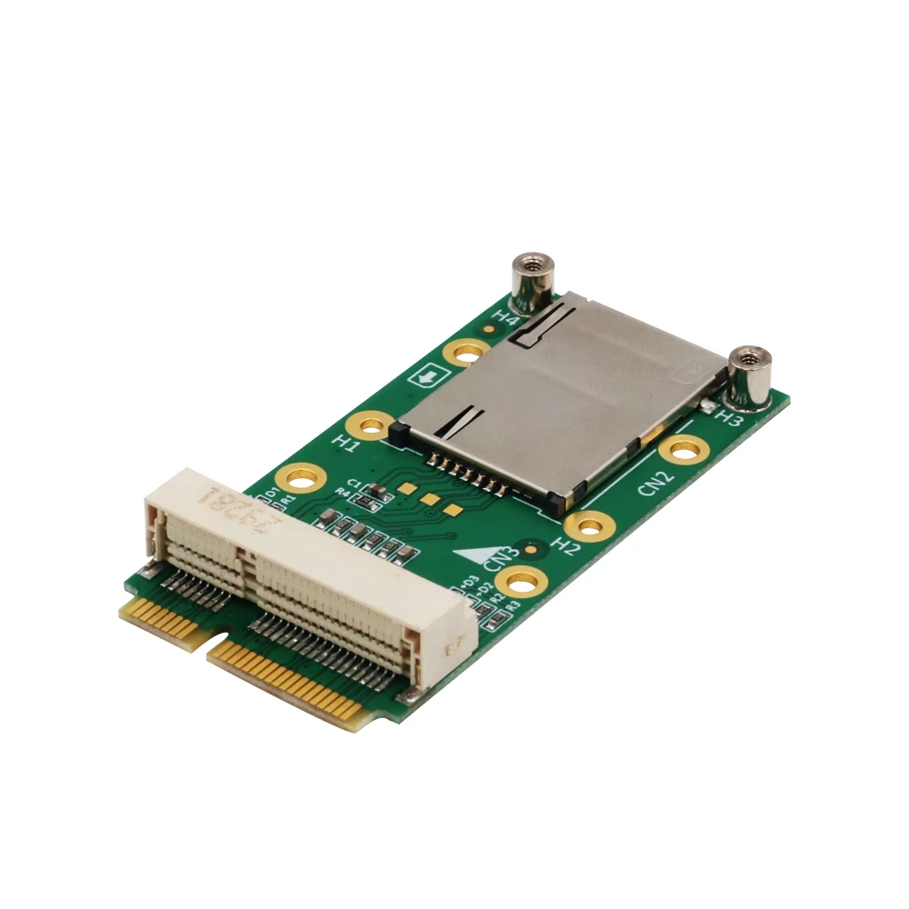 Новый мини-адаптер PCI Express для модуля 3G 4G со слотом USIM Mini E MINI PCI-E Riser Card Поддержка 3G/4G