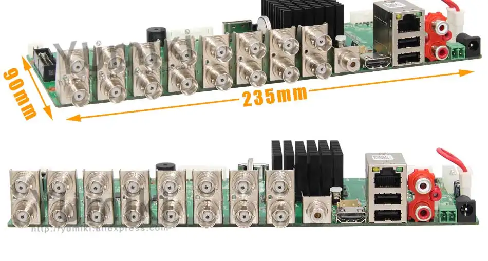 5/6 в 1 4CH/8CH/16CH 5MP-N/4M-N AHD DVR видеонаблюдения безопасности рекордер наружного наблюдения 1080N Гибридный плата DVR для аналогового AHD CVI TVI IP