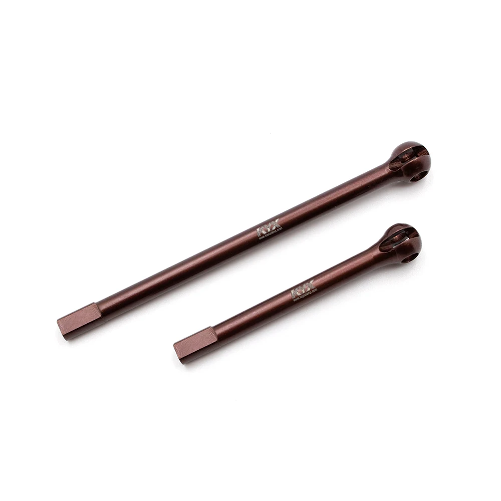 Modelo de coche de Metal mejorado, eje de transmisi&oacute;n delantero de acero CVD, herramientas de hueso de perro para coches de control remoto 1/10, piezas de conexi&oacute;n-1