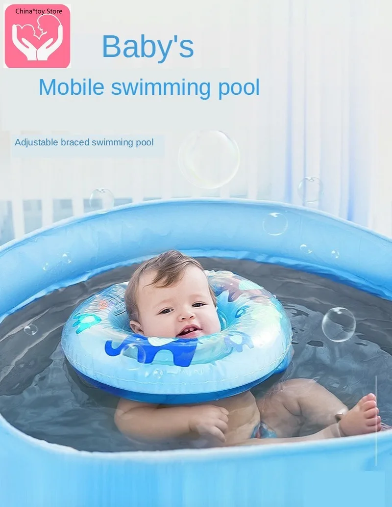 

Baby Swimming Pool Foldable Clip Net Holder Insulation Bucket Baby Bath Bucket Insulation Bath Bucket Newborn Bath Tub