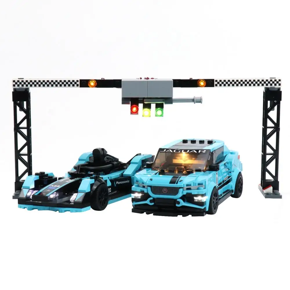 

Led Light Kit For 76898 the super car Jaguar GT building blocks model,the decoration for children's toys(led only,no blocks)