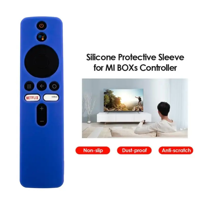 

Silicone Remote Control Cases Protective Silicone Covers Shockproof For Xiaomi Mi Box S/4X Mi Remote TV Stick Soft