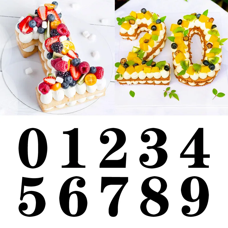 

Number Silicone Fandont Mold Rome Silica gel Baking Utensils Silicone Mold Birthday Cake Decoration Candle Mold Diy Mold Cake