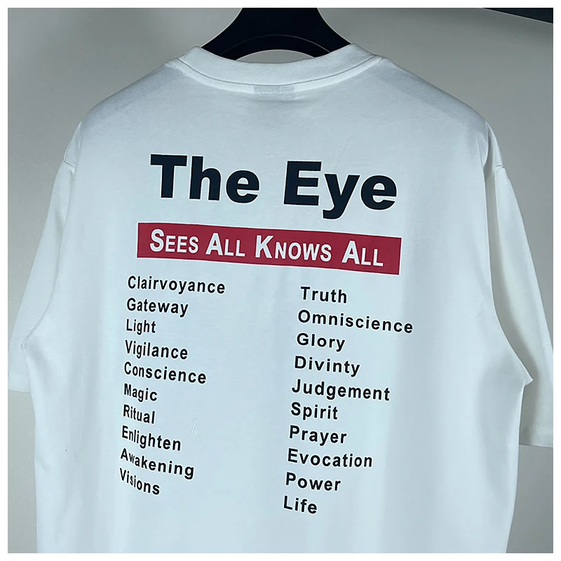 

2021 summer new vintage cotton spoof personalized printing short sleeve retro oversize high street loose men's T-shirt