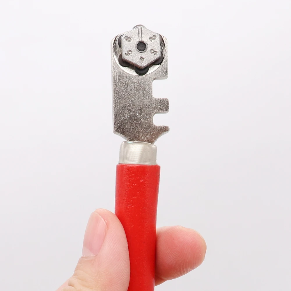 

1pcs 130mm Professional Portable Diamond Tipped Glass Tile Cutter Window Craft For Hand Tool