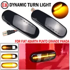 Светодиодный динамический боковой маркер, последовасветильник свет для Fiat Panda Punto Evo Stilo Qubo для Peugeot Bipper для Citroen для Lancia Musa 350