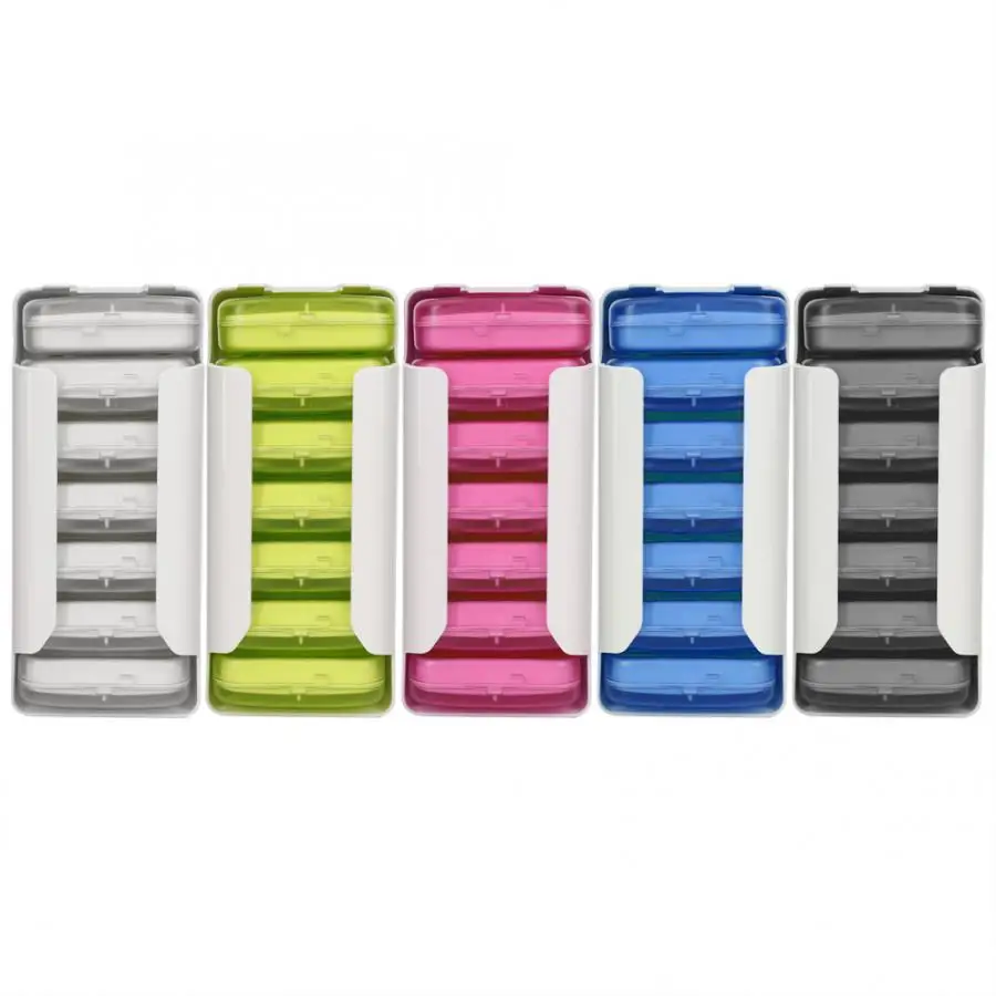 Коробка для хранения держатель с дистанционным управлением 7 слоев Портативный