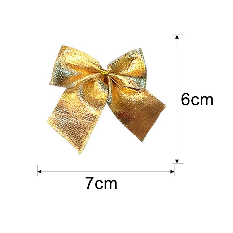 12 шт. в упаковке Ёлочные банты Елочное украшение Рождественские украшения