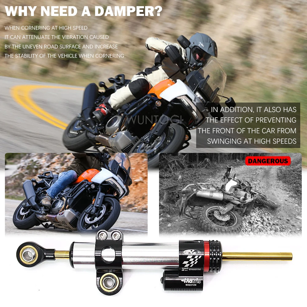 PA1250S мотоциклетный Регулируемый стабилизатор рулевой демпфер для PAN AMERICA 1250 S American