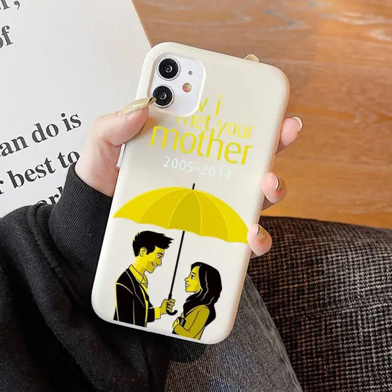 America sitcom how i met your mother himym Phone Case Solid Color Soft Cover for iphone 13 11 Pro Max X XS XR 7 8 6 6S Plus | Мобильные