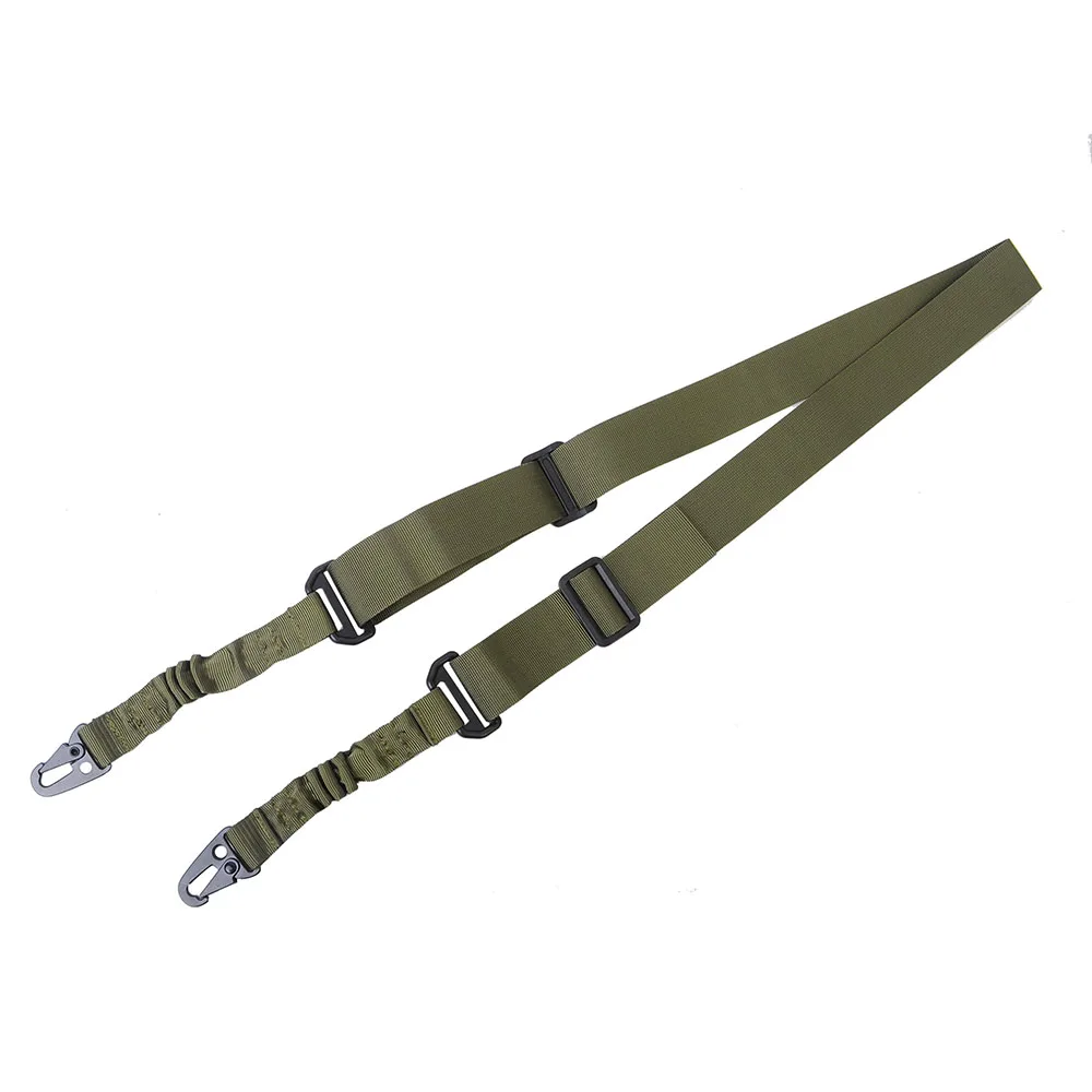 Olive Drab Сверхмощный тактический Военная Униформа 2 балла нейлон винтовка пистолет Слинг Регулируемый пистолет слинг Gun веревка Тип B пистолет строка для охота игры - Цвет: Olive Drab