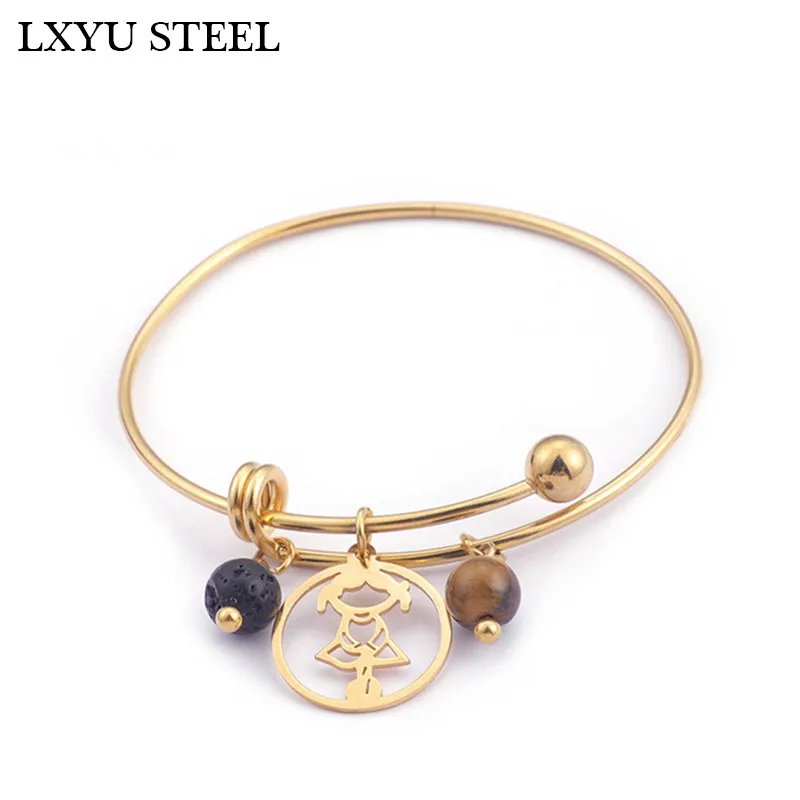 Браслет из нержавеющей стали 316 68 мм для женщин фигурки маленькой девочки