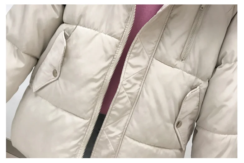 

Down Winter Jacket Women Fur Hooded Parka Long Coats Fur Collar Padded Coat Women Warm Thicken Jaqueta Feminina