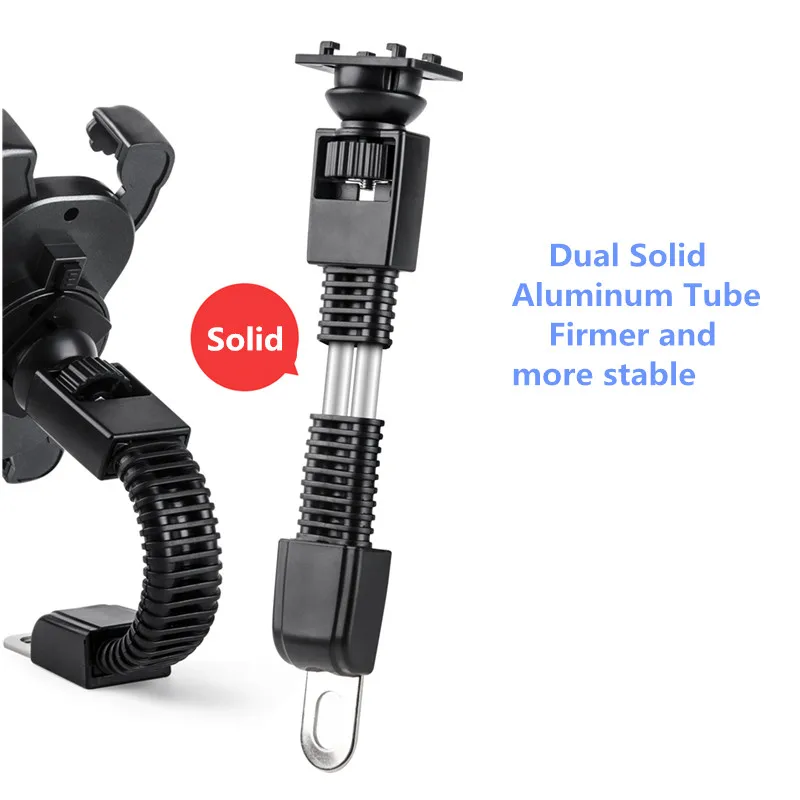 Мотоцикл мобильный телефон держатель ABS + Алюминий E-подставка для велосипеда