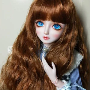 Парик для шарнирных кукол, длинные волнистые волосы, различные цвета, 13, 14, 16, 18