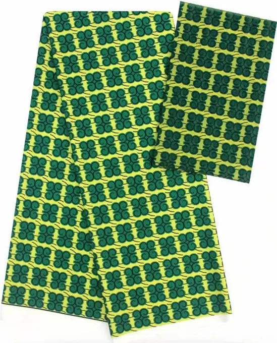 Чистая шелковая ткань шифоновая 2 + 4 Ярда Африканский шелк воск Дубай Африканское