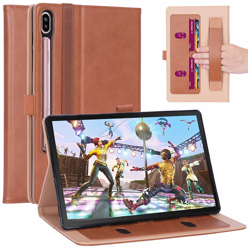 Чехол для samsung Galaxy Tab S6 10 5 SM T860 T865 2019 с держателем карандаша умный чехол функцией