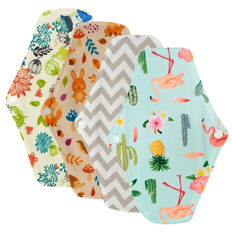 [1PCS]Heavy Flow Reusable Menstrual Towel Washable Sanitary Napkin Nursing Pads For Women Maternity Cushions Gaskets D - купить по