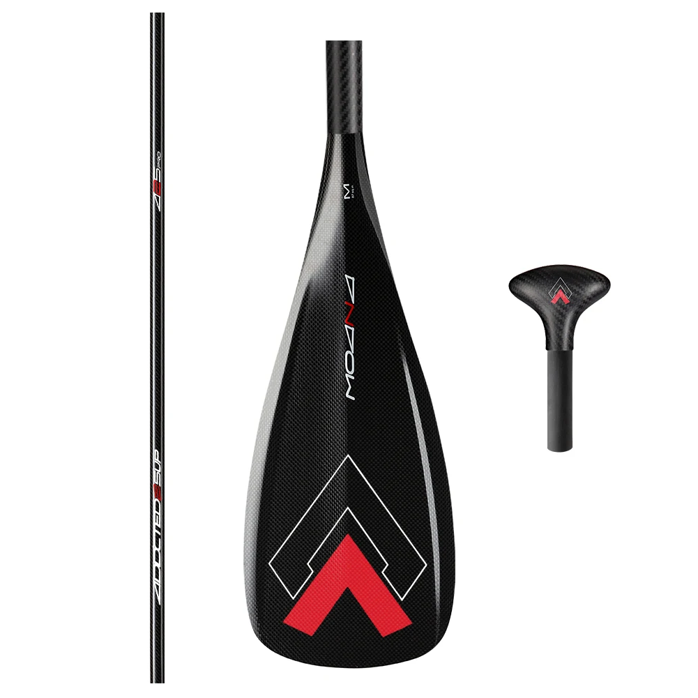 Весло ZJ SPORT 425Pro Carbon SUP с лопастью Моаны и коническим валом высоким модулем