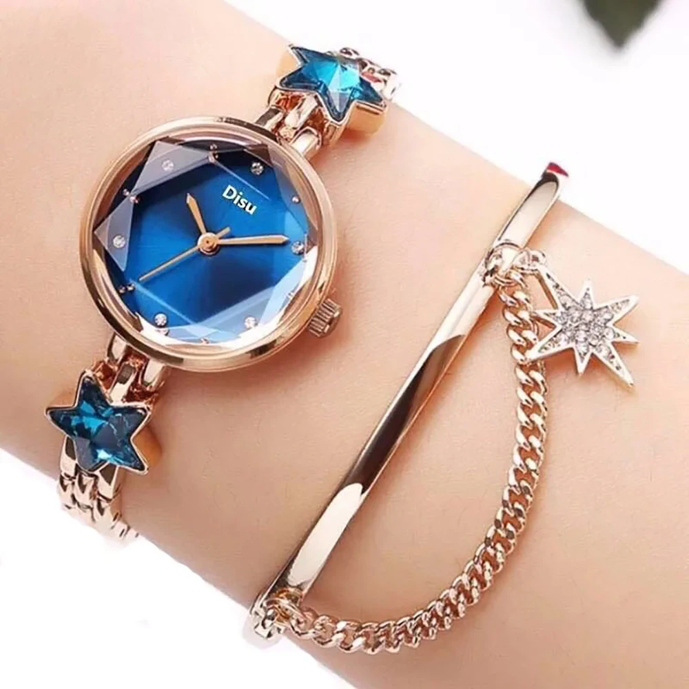 

Fashion ins wind simple temperament lucky five-pointed star bracelet watch female elegant watch student quartz couple gift