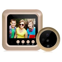 hot 3c 2 4inch lcd color screen 160 degrees ir night door peephole camera photovideo recording digital door camera
