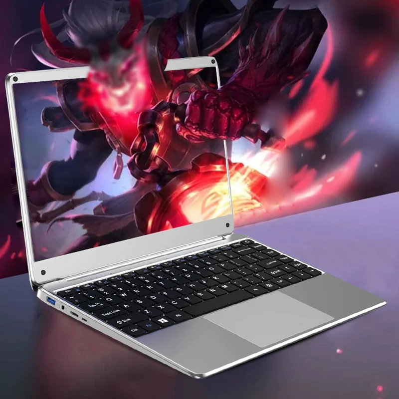 

14 Inch Laptop 8GB 512G N3450 Notebook 1920X1080 Laptop Large Presspad WiFi Bluetooth 4.0 for Student Office
